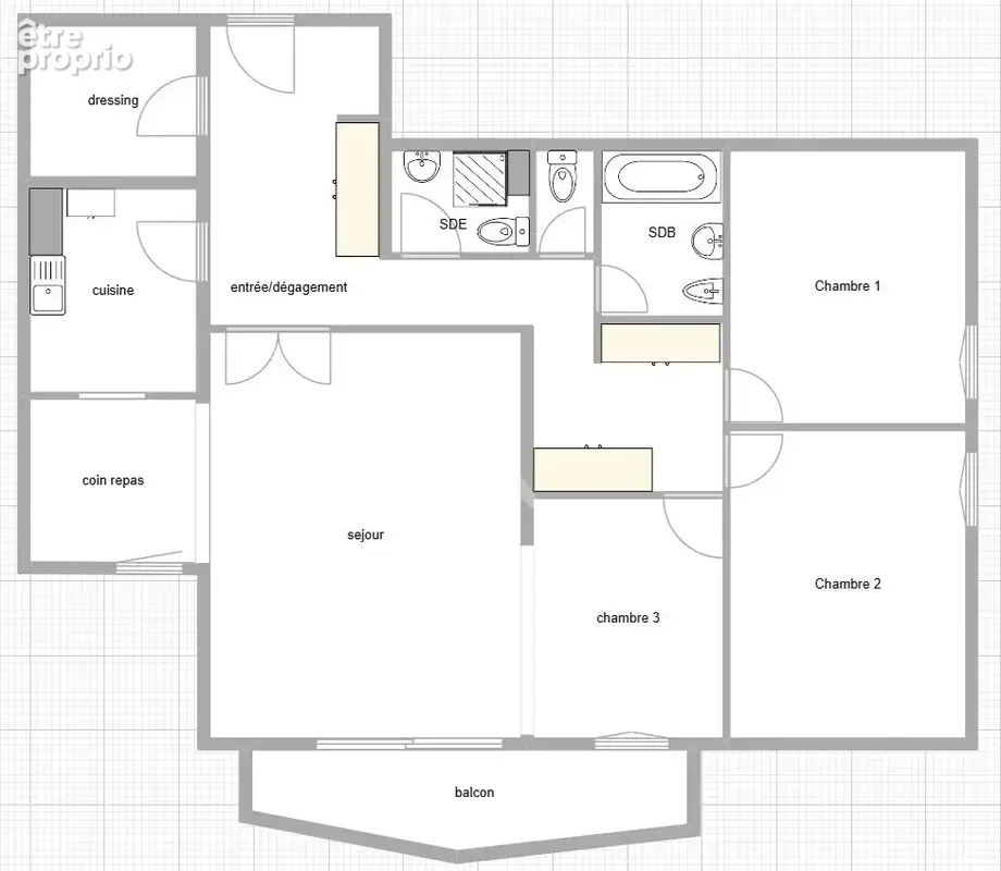 Appartement à PARIS-13E