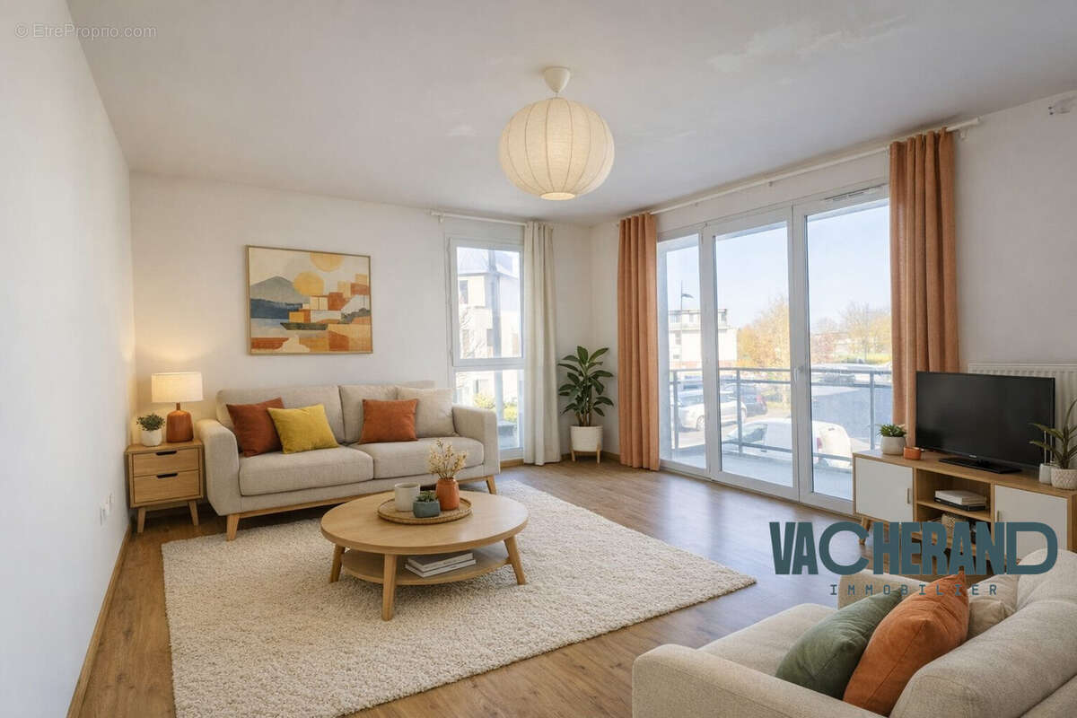 Pièce de vie meublée - Appartement à LOOS
