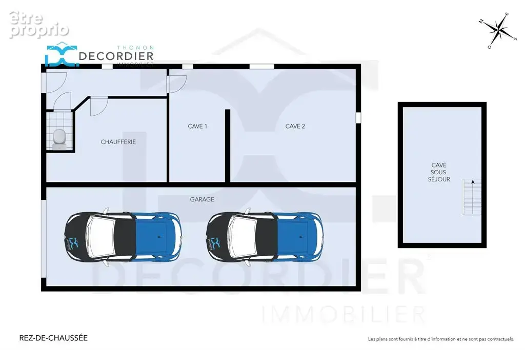 Orcier – maison mitoyenne avec fort potentiel, terrasse et vue montagne 81 m² et 105m² a amenager - photo 24