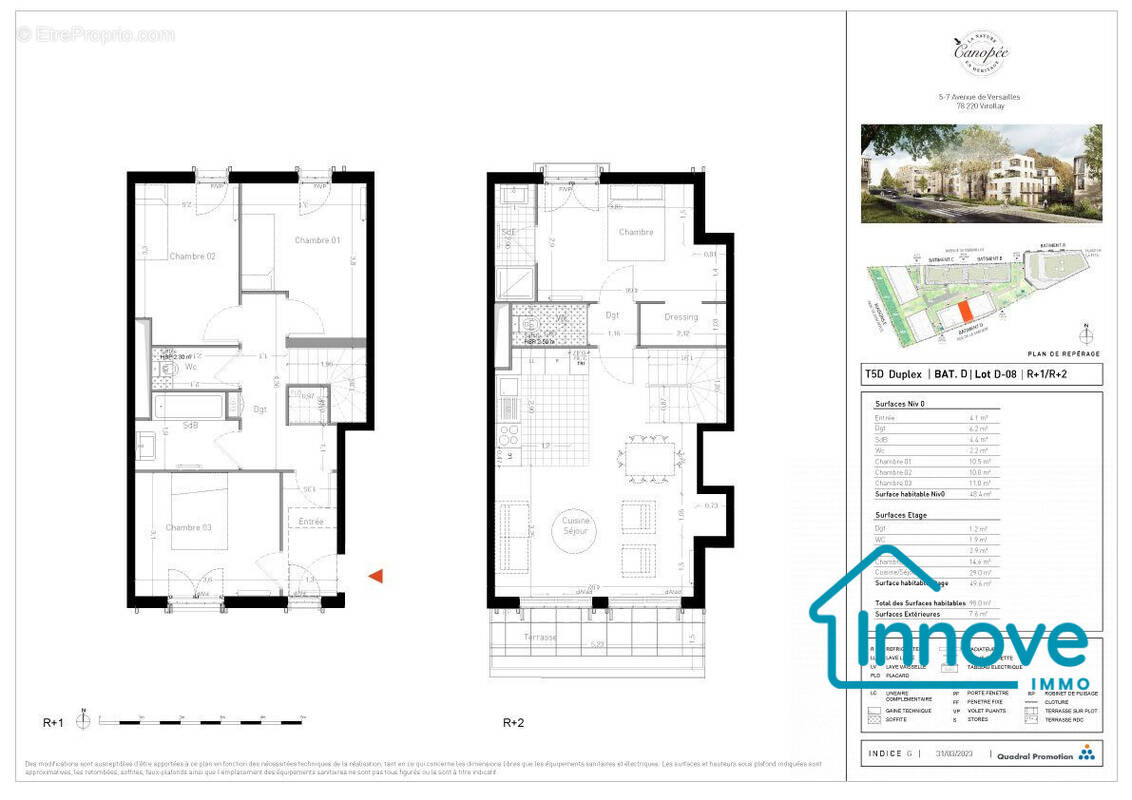 Appartement à VIROFLAY