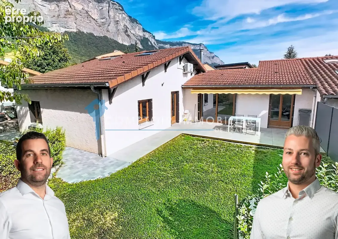 Maison mitoyenne de plain pied a vendre - crolles 38920 - agence immobiliere - immobilier 38 - titouan nicolas - photo 1