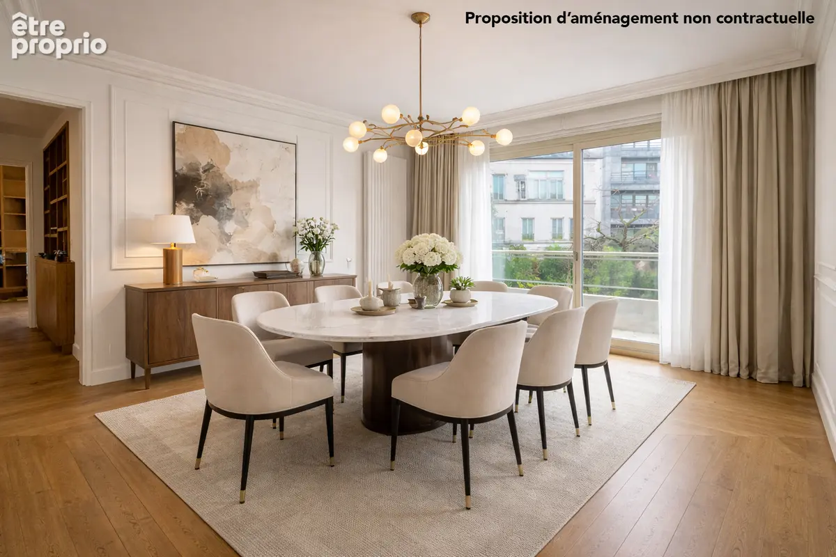 Bois de boulogne - duplex familial avec balcons - résidence de standing - photo 2