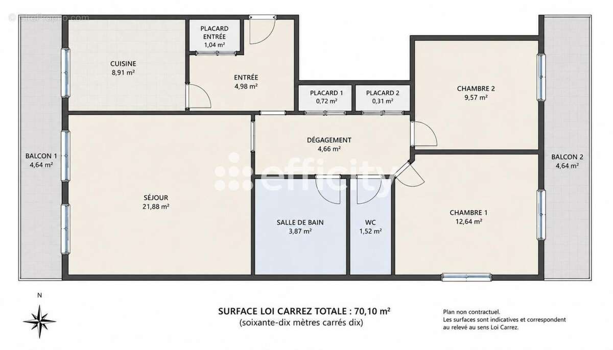 Appartement récent - photo 12
