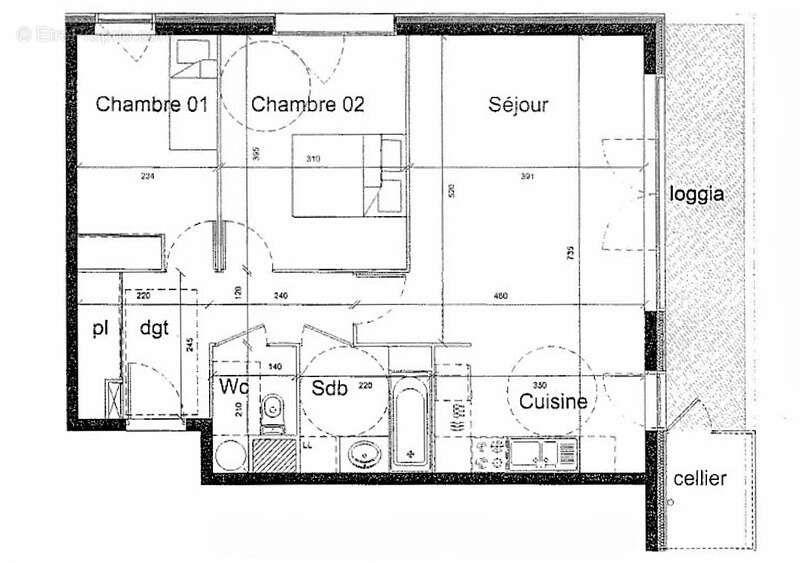 Appartement à BORDEAUX