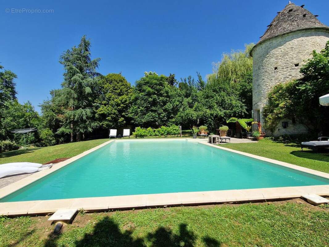 Demeure de charme avec Patio, piscine, tour au toit de lauze et jardin bucolique. - photo 19