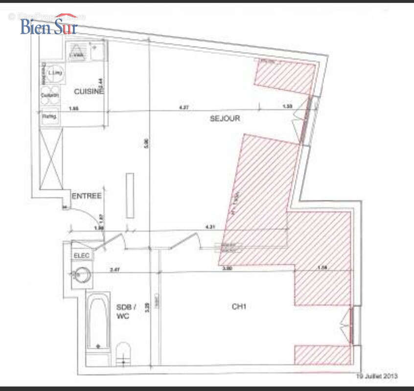 Appartement à SAINTE-GENEVIEVE-DES-BOIS