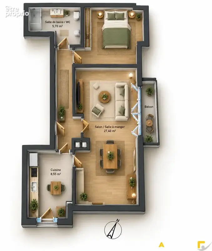 Appartement à SEYTHENEX