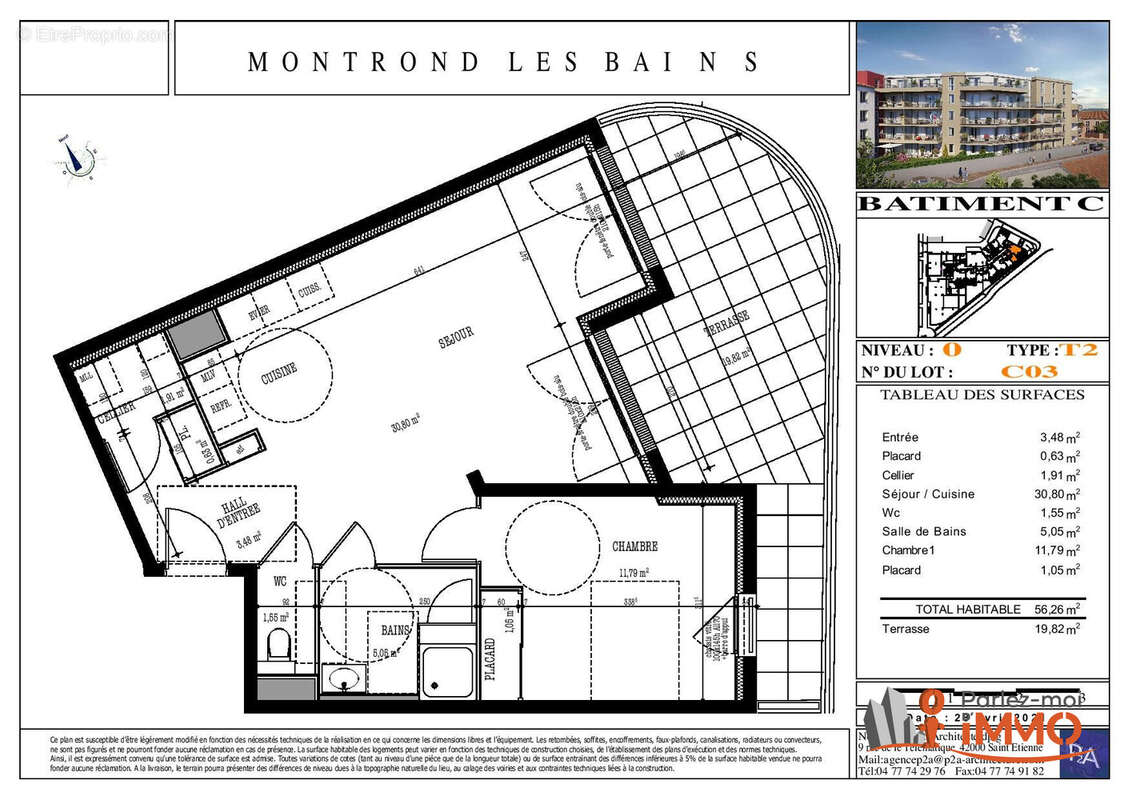 Appartement à MONTROND-LES-BAINS