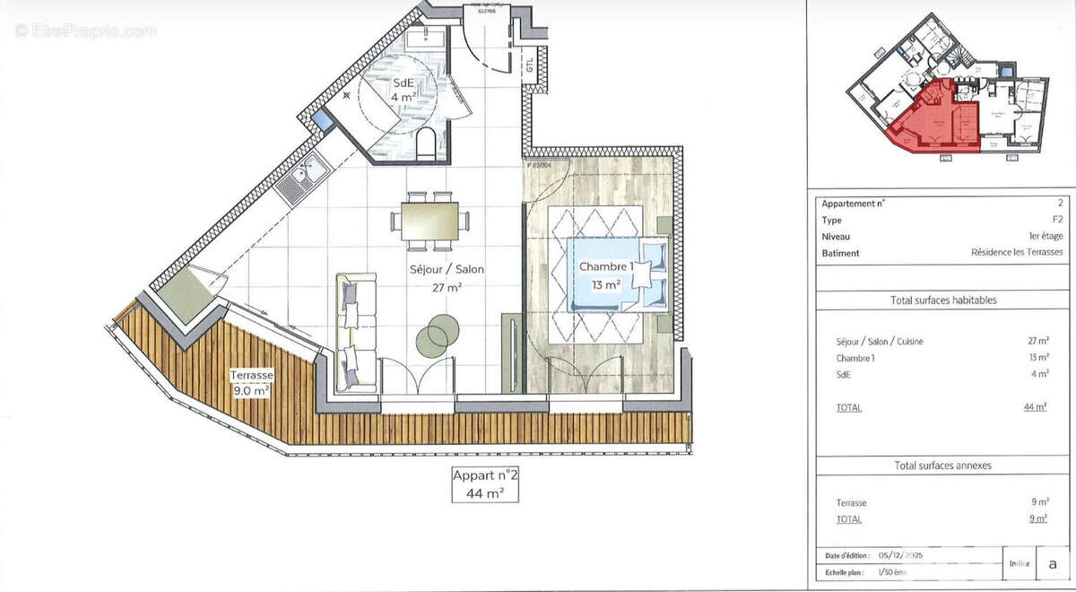 Dans résidence de standing, Appartements  du 2  au 4 pièce(s), hyper centre, à 50 m de la plage et des commerces - photo 2