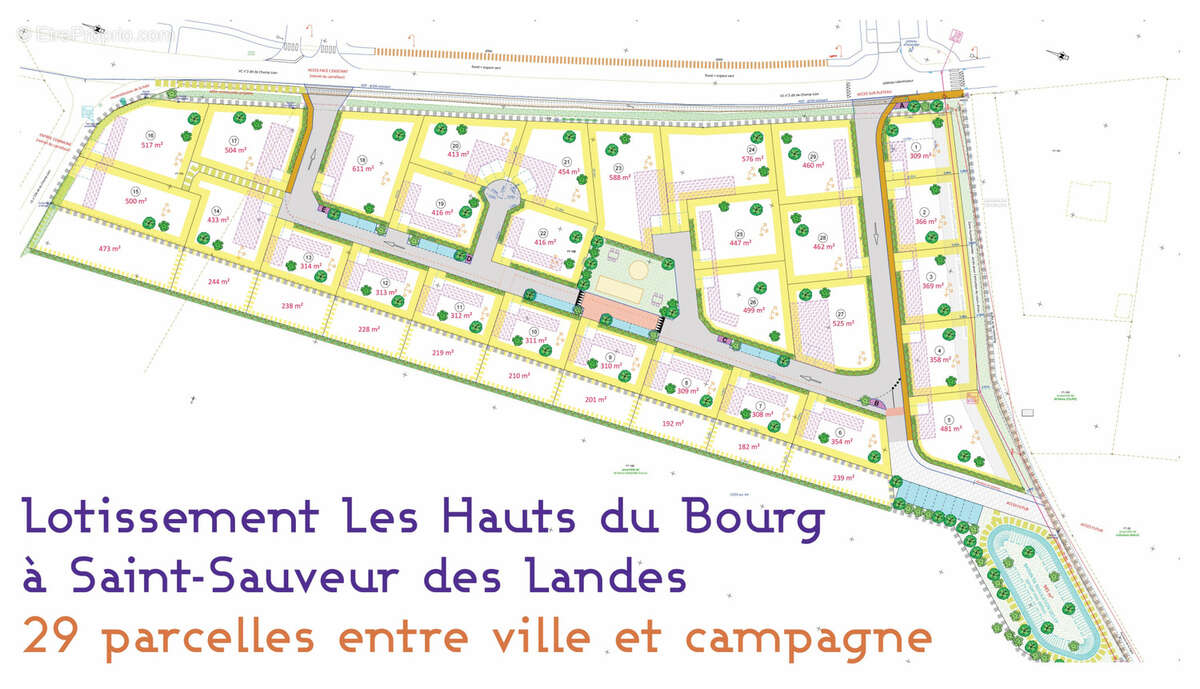 Terrain à SAINT-SAUVEUR-DES-LANDES