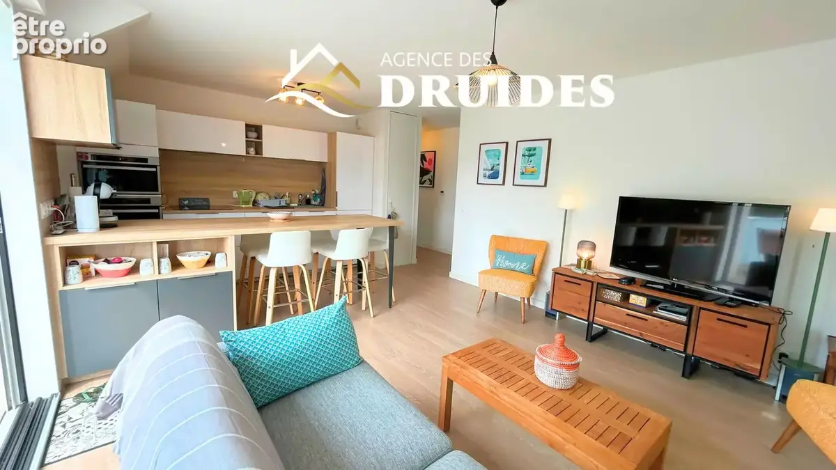 Agence des Druides - Carnac entre bourg et plage, Superbe Appartement 3 pièces clefs en main, terrasse spacieuse, place de parki - photo 15