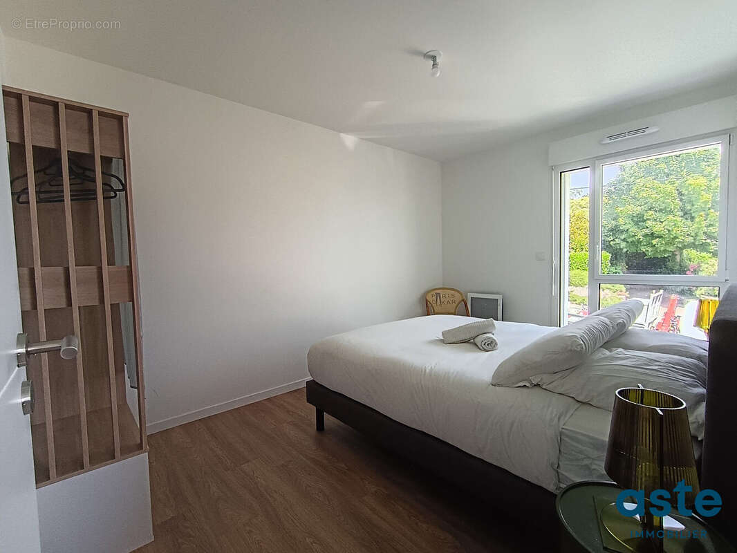 Vue mer, Balcon, Cuisine aménagée, Cuisine équipée, Ascenseur, Neuf, 2025, T2, Type 2, Sud-Est, Le Rody, Guipavas, Brest, Plain-pied, PMR, Investissement, Premier achat, Sans travaux - Appartement à GUIPAVAS