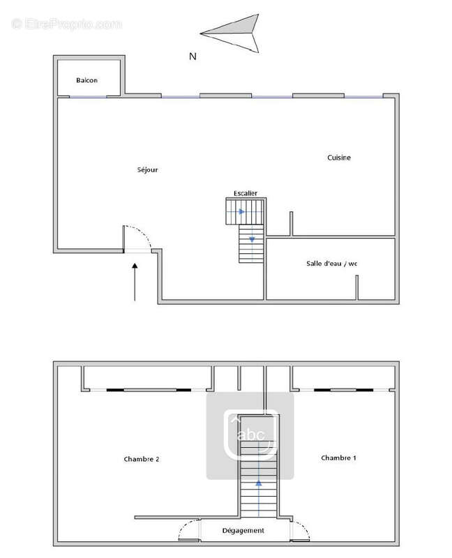 BLANCARDE---T3 Duplex---Balcon - photo 14