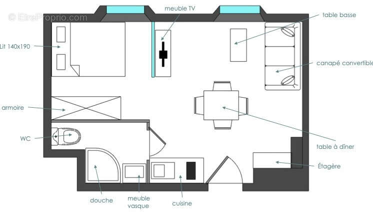 Appartement à MARSEILLE-1E