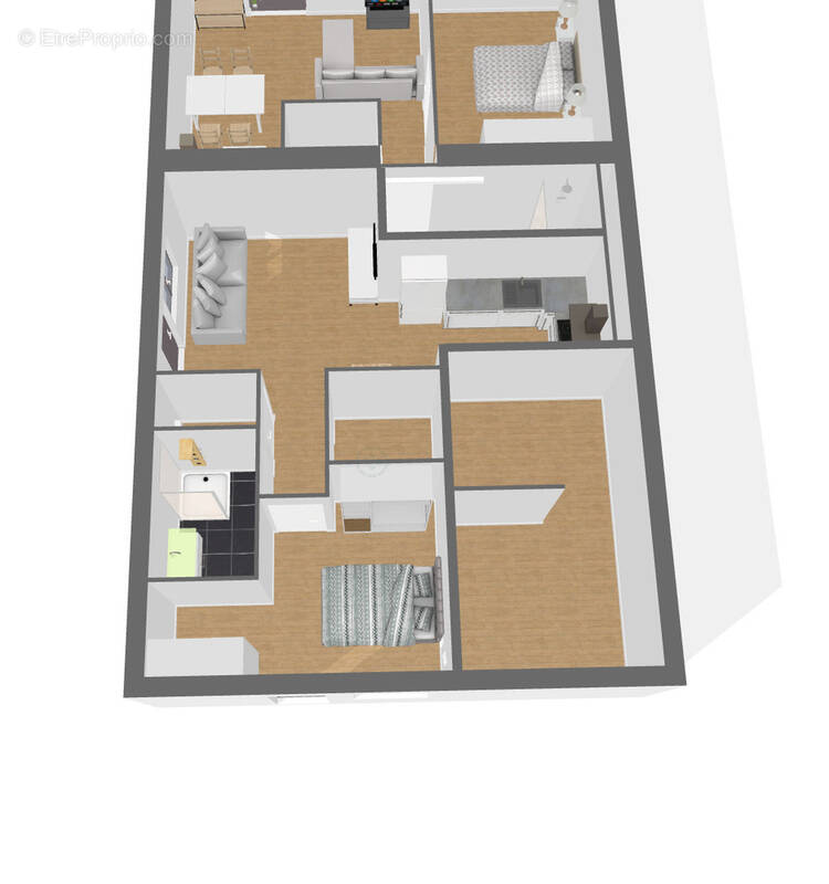 Appartement à LES GRAS