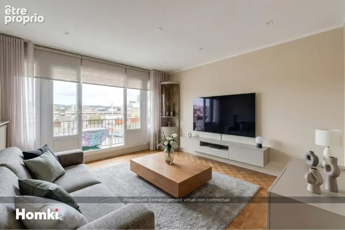 Appartement T3 de 55 m² à Boulogne-Billancourt 92100, Boulevard Jean Jaurès - photo 2