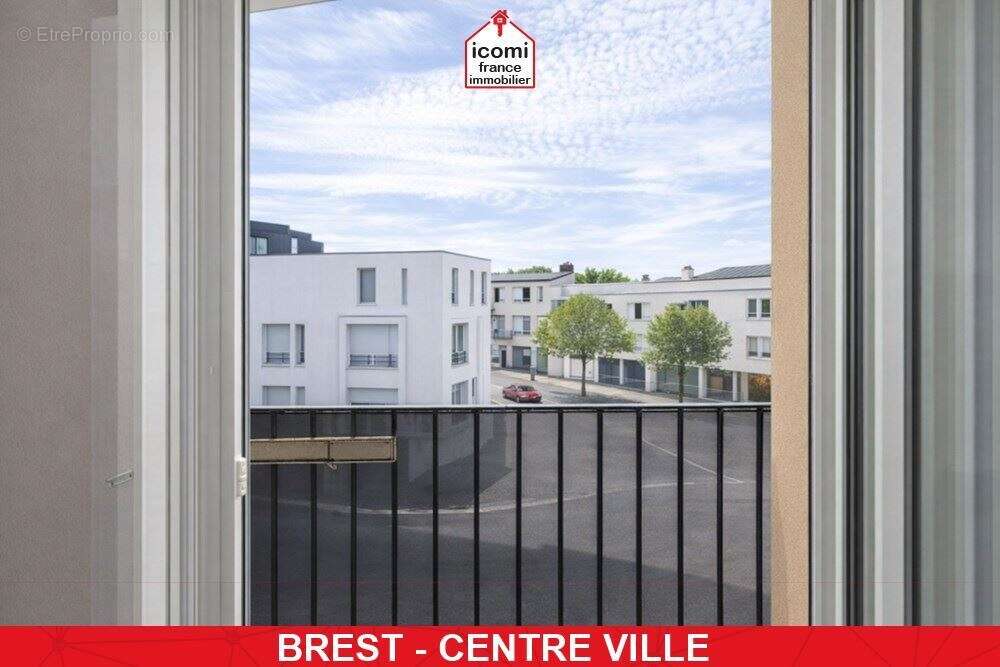 Finistere - brest (29200) - a vendre - appartement - t3  - vue degagee - balconnet - idealement situe - 3eme et dernier etage - photo 2