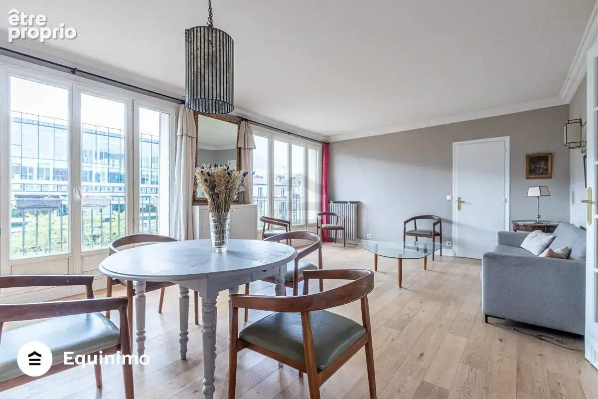 Appartement de 97,50m2 avec balcons, situé avenue du Général Leclerc à 10m du métro Billancourt - photo 3