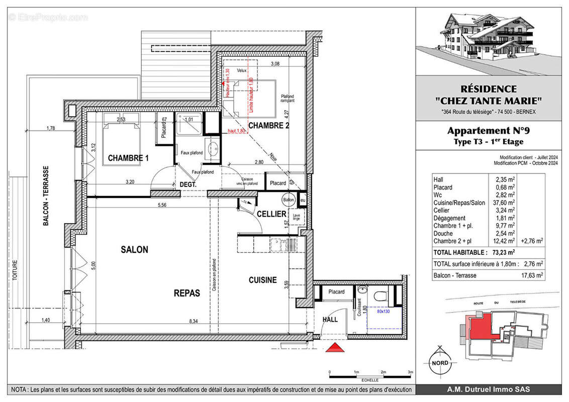 Appartement à BERNEX