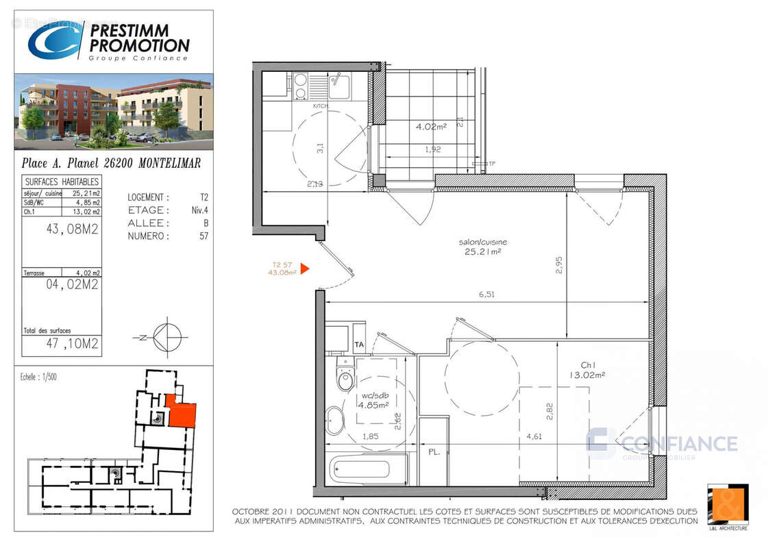 Appartement à MONTELIMAR