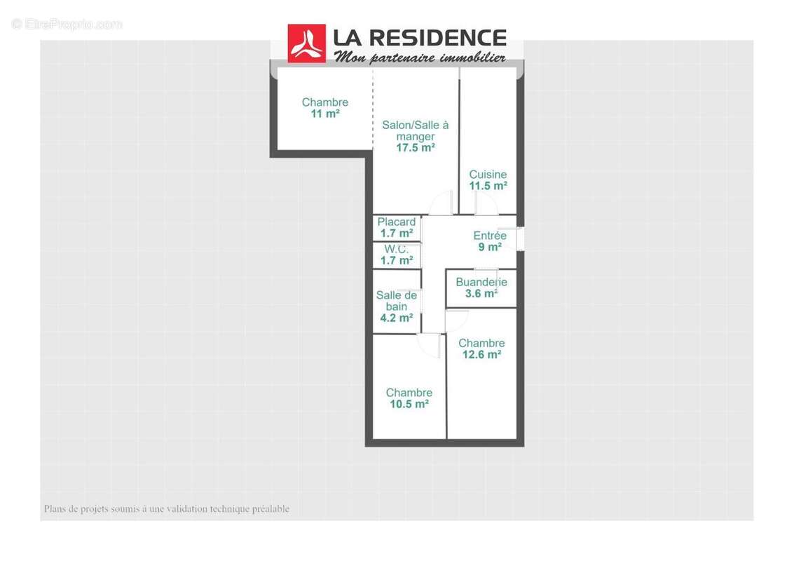 Appartement 83 m² à Paris-17e  - photo 3
