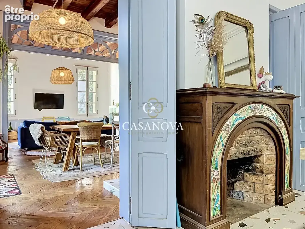Maison de caractère en pierre 1920 restaurée, 300 m² habitables (dont gîte) + annexes aménageables. terrain de 5 000 m² avec pis - photo 13