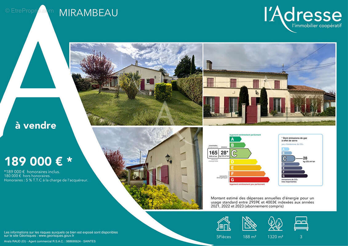 Maison à MIRAMBEAU