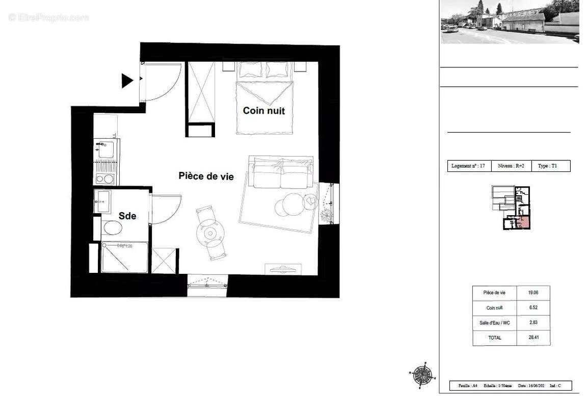 Appartement à TASSIN-LA-DEMI-LUNE