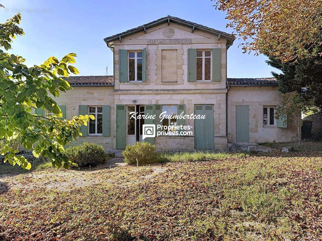 St Emilion : Majestueuse maison en pierre avec vue - photo 4