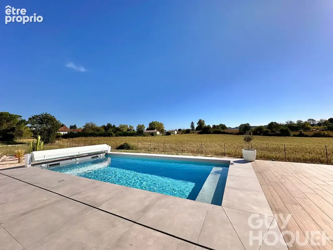 Maison contemporaine de 143 m² avec piscine et vue Pyrénées sur ORTHEZ - photo 16