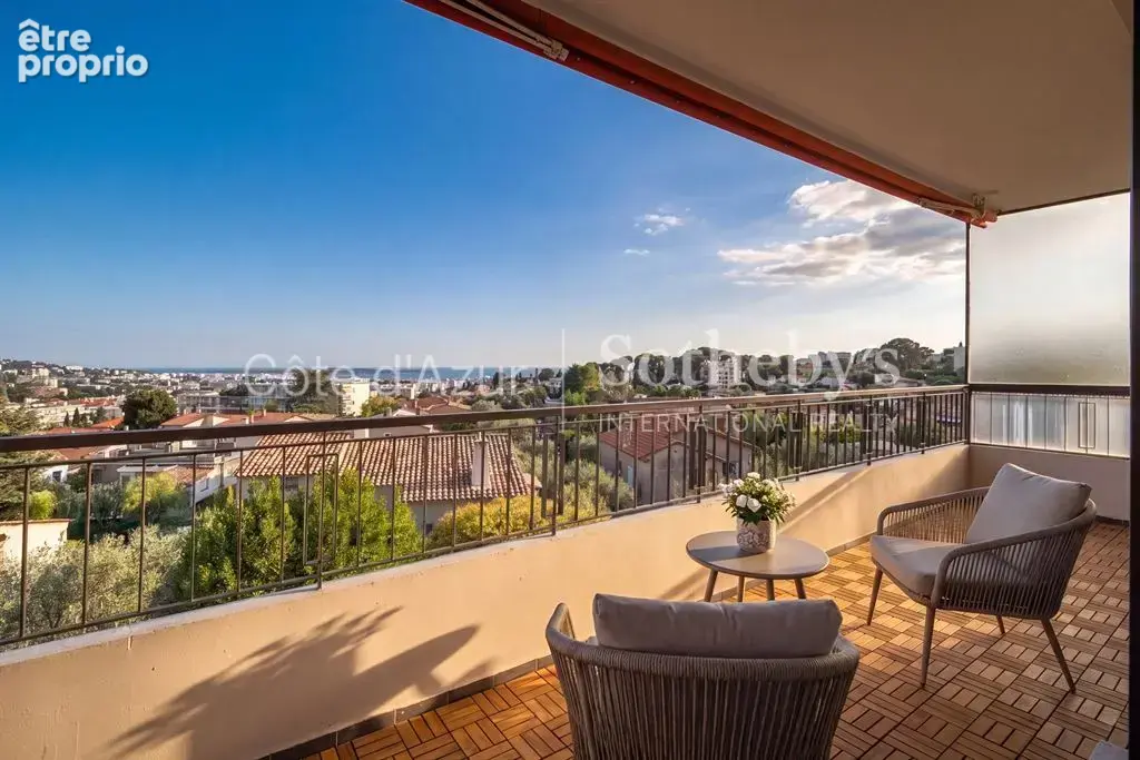Appartement dernier étage avec vue mer panoramique au Cannet, proche Cannes - photo 2
