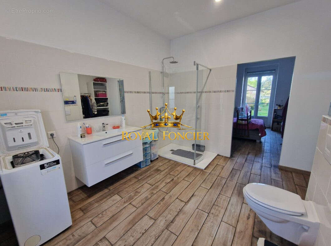 Salle d'eau + WC - Maison à DANGE-SAINT-ROMAIN