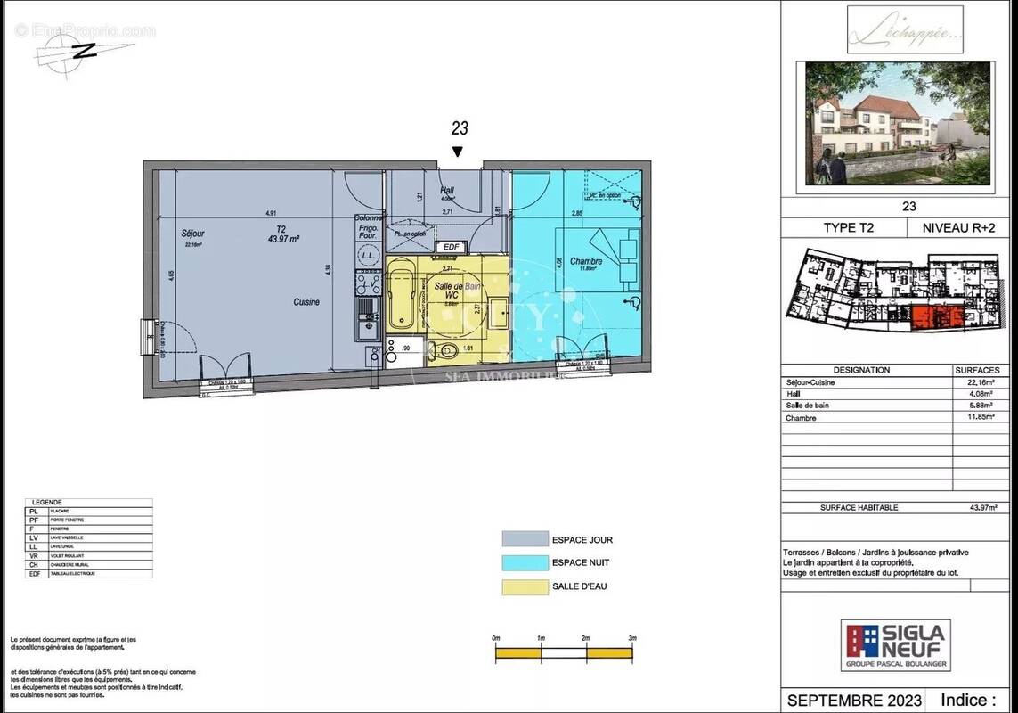 Appartement à MONTREUIL