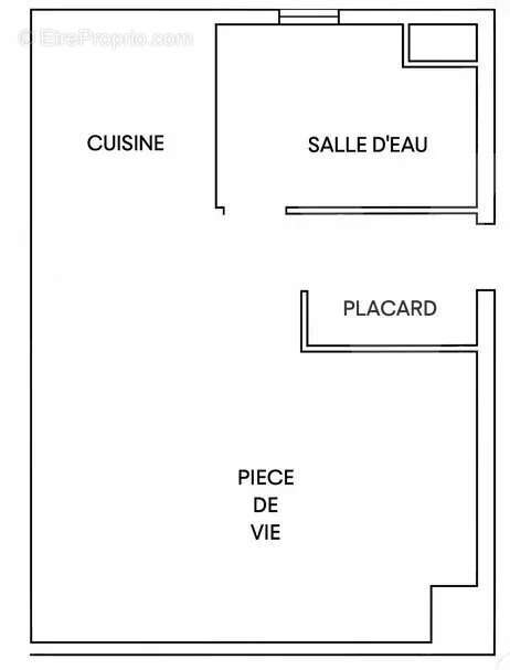 Studio 23 m² Nancy Faubourg des 3 Maisons - photo 6