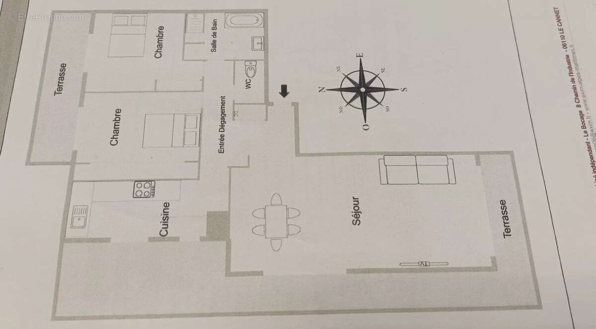 Appartement à LE CANNET