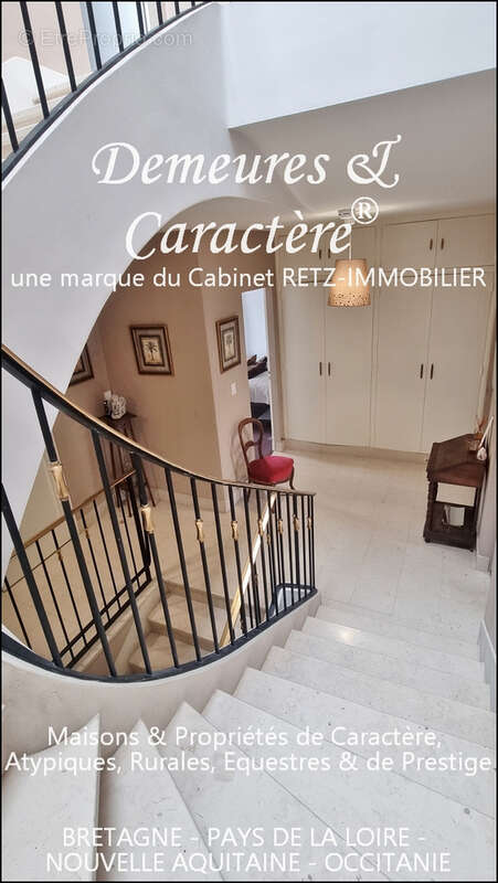 Grande demeure bourgeoise centre bourg, dépendances, accès rivière - photo 19
