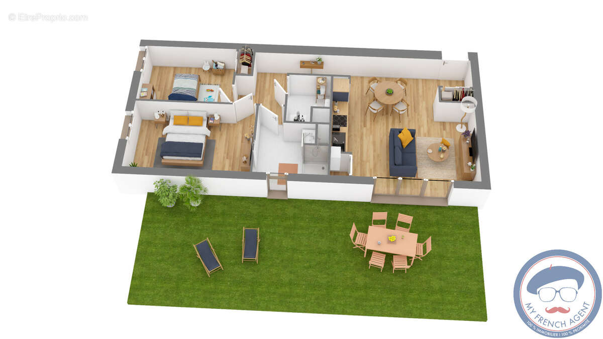 À Sorigny, Appartement 3 Pièces bien exposé - photo 2