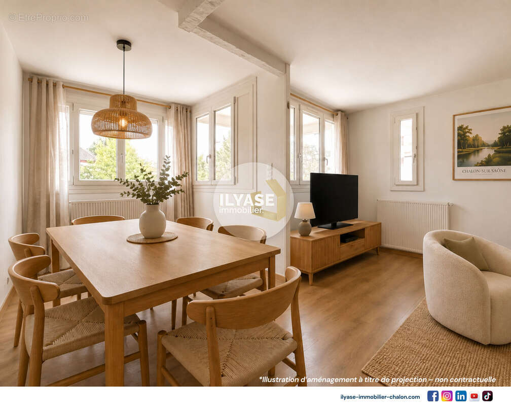 Appartement T4  3 CH  Cave  Parking privatif en sous-sol - photo 13