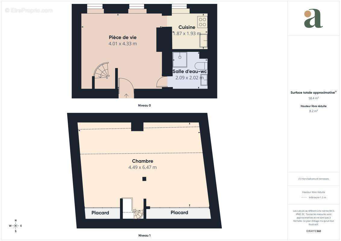 Duplex lumineux avec vue dégagée  à vendre à Bordeaux (33300) - photo 11