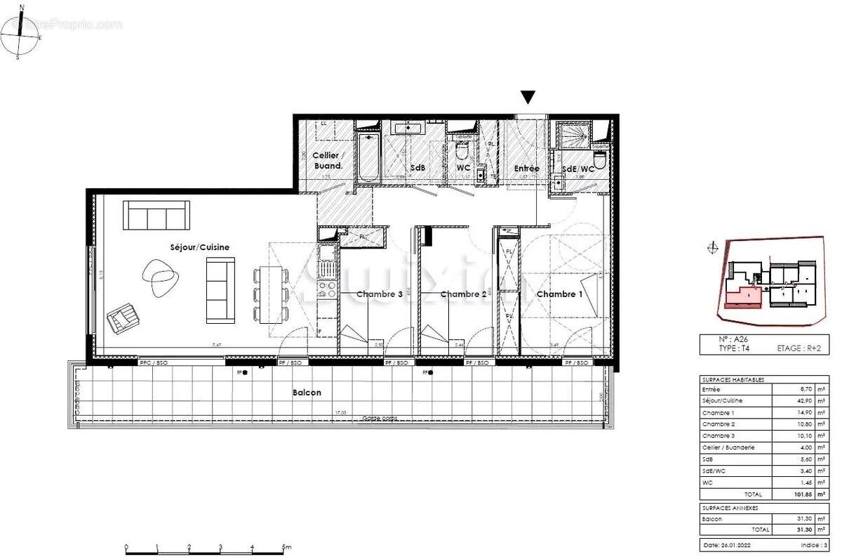 Appartement à SAINT-DIDIER-AU-MONT-D'OR