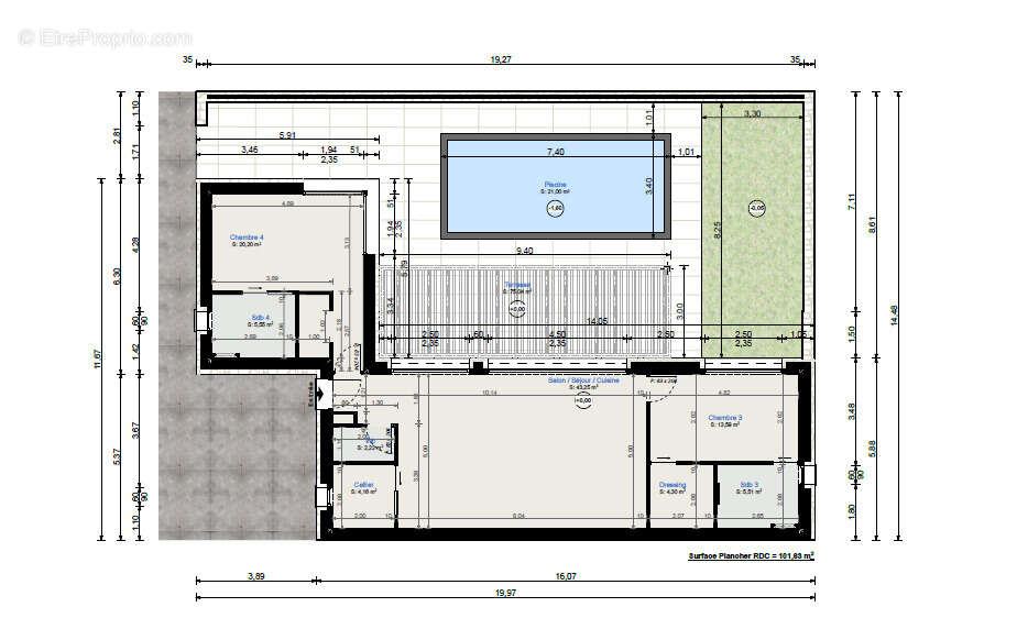 Terrain constructible de 746 m2 vue mer   porticcio - photo 3