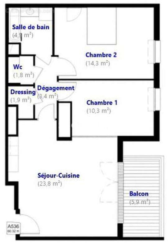 Appartement à COURBEVOIE