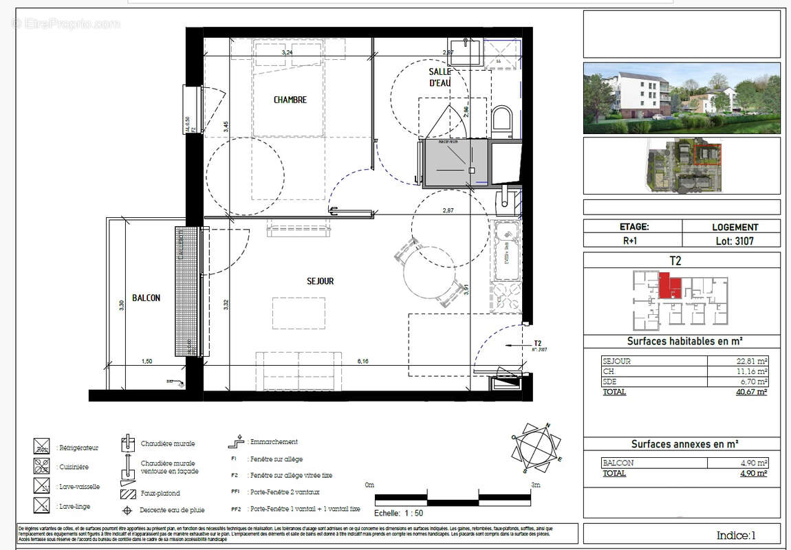 Appartement à VAL-DE-REUIL