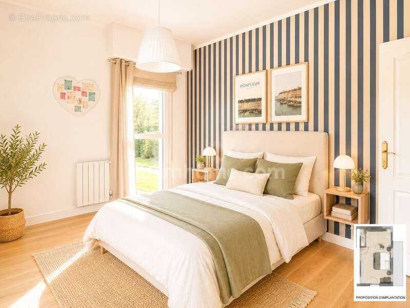 Hauteurs de Honfleur - Maison de plain pied en résidence - 53.80 m2 - 1 chambre - Terrasse - Jardin 100 m2 - parking privé et ca - photo 7