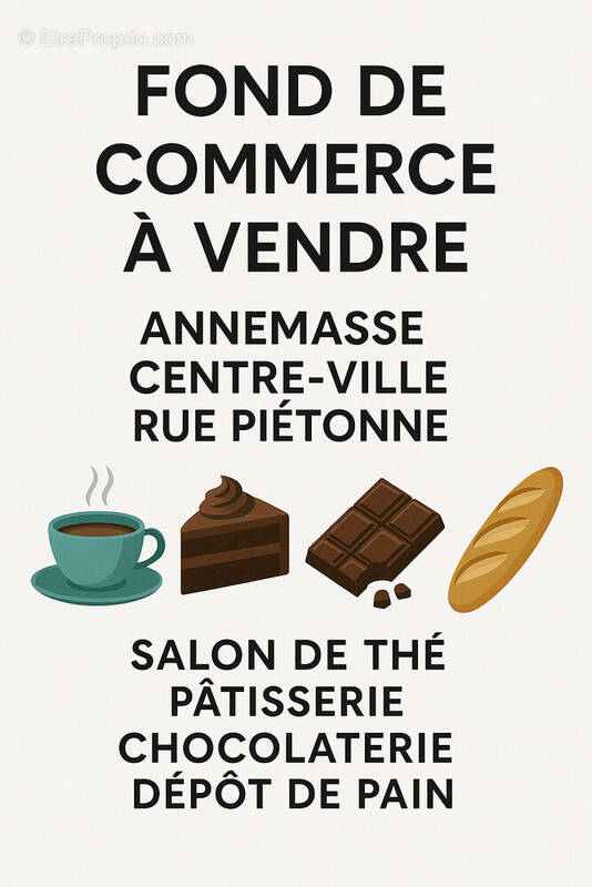 Fond de commerce a vendre a Annemasse - Commerce à ANNEMASSE