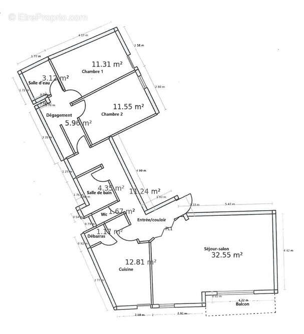 Appartement à CHALON-SUR-SAONE