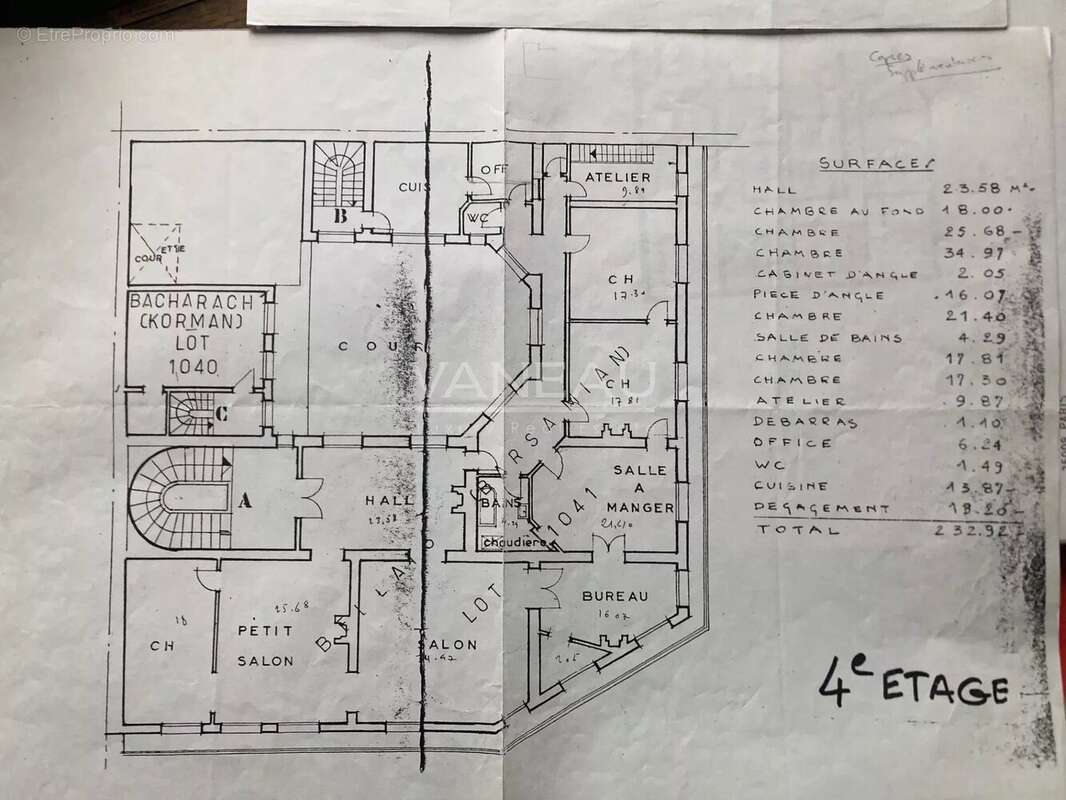 Appartement à PARIS-9E