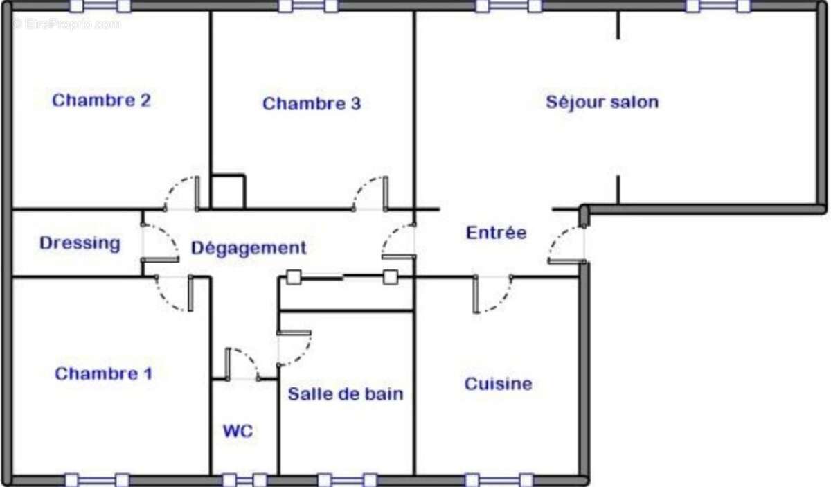 Appartement à vendre 4 pièces PALAISEAU (91) - photo 3