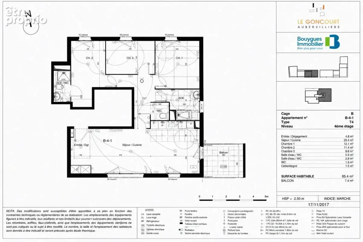 Dernier étage avec terrasse, parking et 3 chambres – T4 familial - photo 10