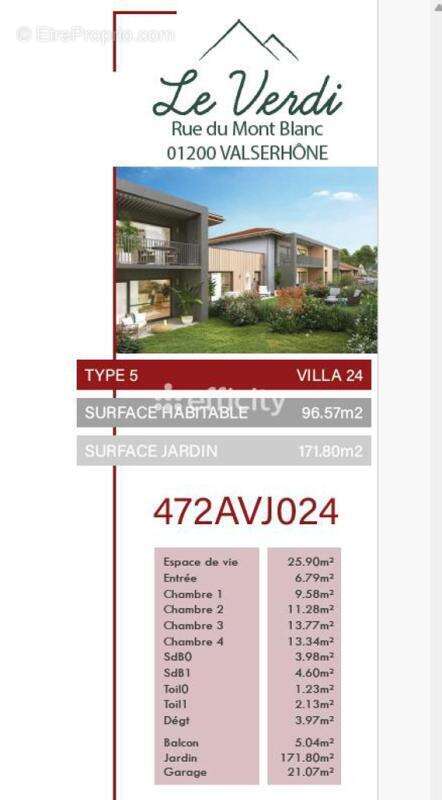 Maison à BELLEGARDE-SUR-VALSERINE